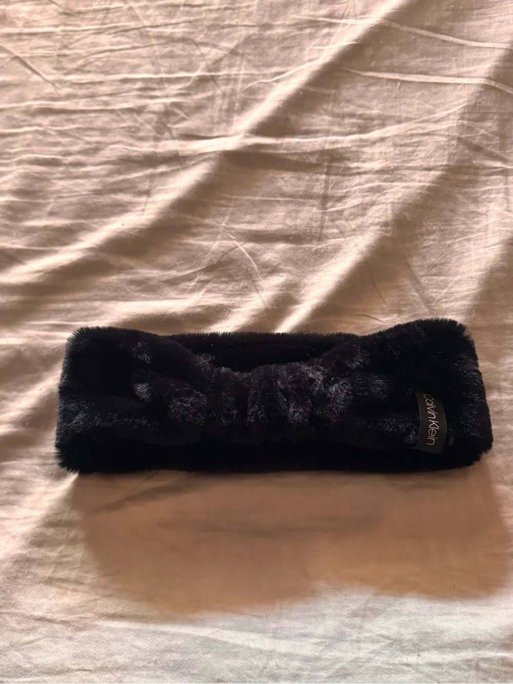 Calvin Klein faux fur headband